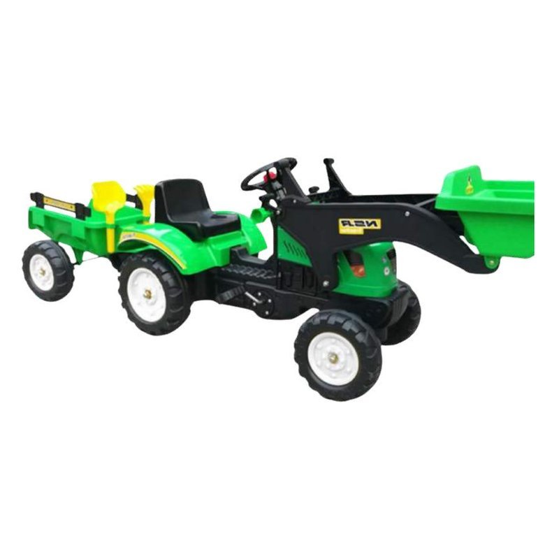 טרקטור כף + עגלה ירוק OFAN 3005