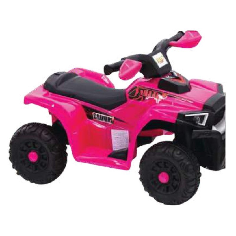 טרקטורון 6V - ורוד
