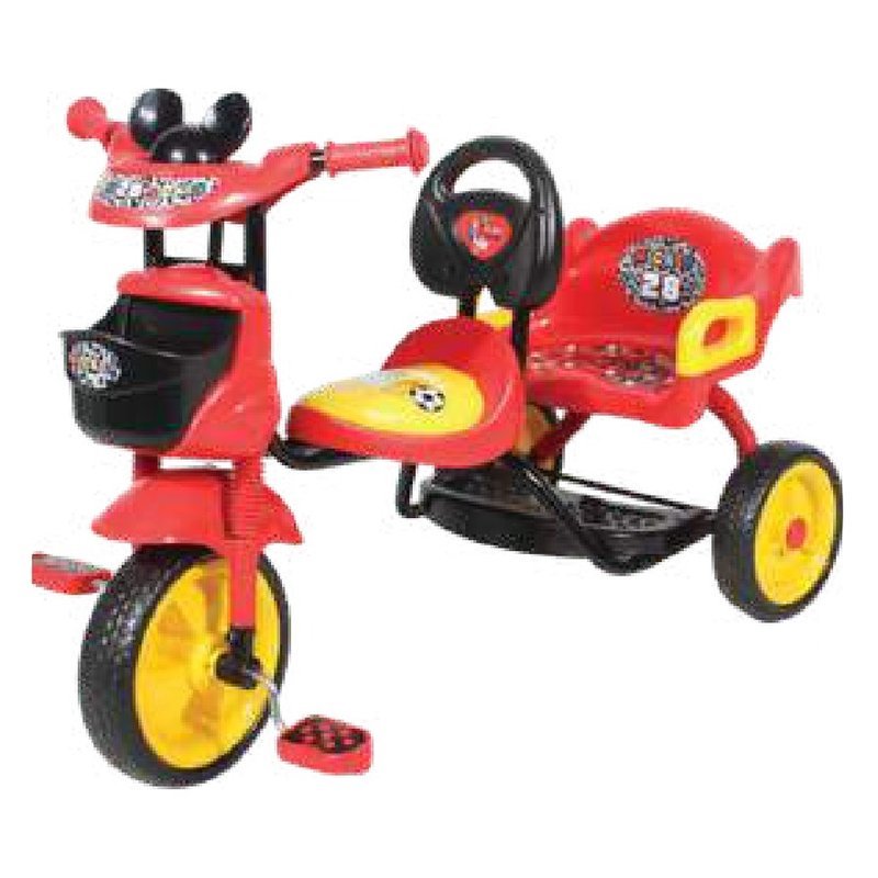 תלת אופן מיקי שני מושבים 10+1